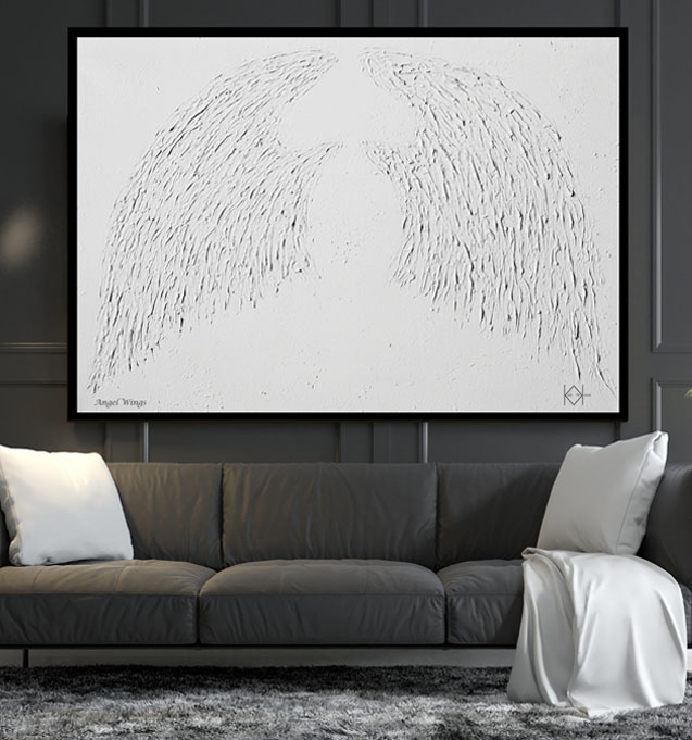 Single Angel Wings by Katie McKenzie